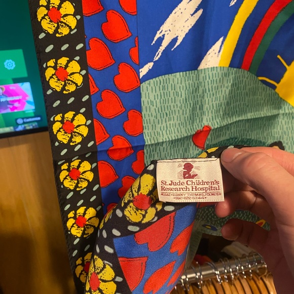 St Jude Silk scarf 100% rare - Picture 2 of 6